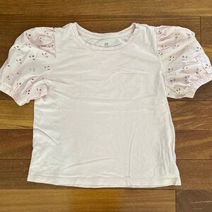 Gap Kids Girls Size XL Puff Sleeve Tee